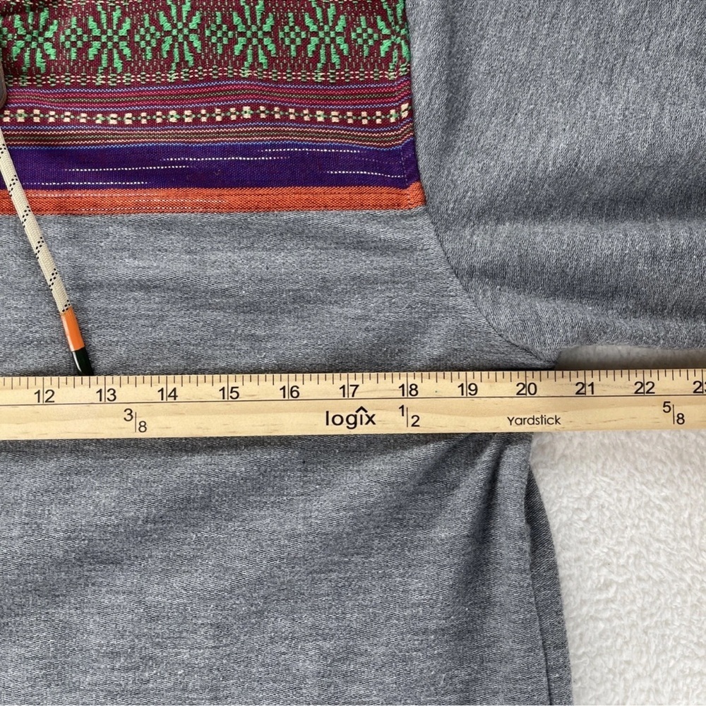 Howler Bros Shaman Hoodie Jacket Mens S Gray Full Zip Aztec Southwestern Adult - Picture 7 of 13